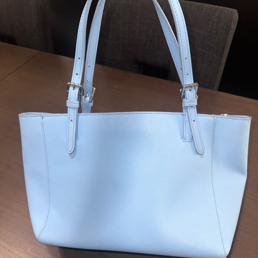 Tory Burch Blue Tote Bag - Picture 4 of 7